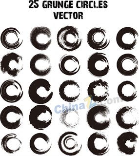 墨迹墨点矢量设计素材